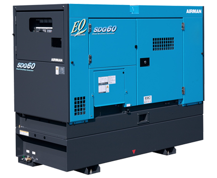 AIRMAN 50KVA PRIME POWER GENERATORS WITH EXTENDED TANK SDG60S-7A6N