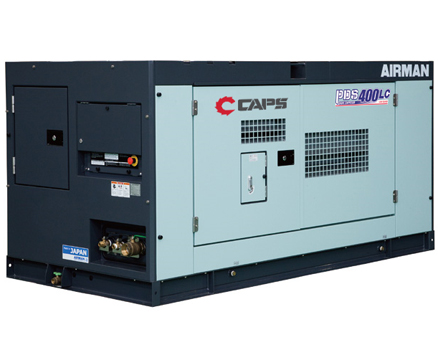 AIRMAN 400CFM BOX-TYPE AFTERCOOLED PORTABLE DIESEL COMPRESSOR  PDS400LC-5B5