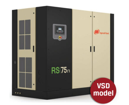 INGERSOLL RAND RS-SERIES 75KW VARIABLE SPEED ROTARY SCREW COMPRESSORS RS75n A