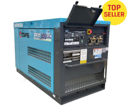 AIRMAN 100CFM AFTERCOOLED PORTABLE DIESEL COMPRESSORS PDS100SC-5C5