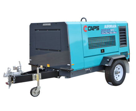AIRMAN AFTERCOOLED 375CFM 150PSI DUAL PRESSURE PORTABLE DIESEL COMPRESSOR PDS375DPC-6B5-T