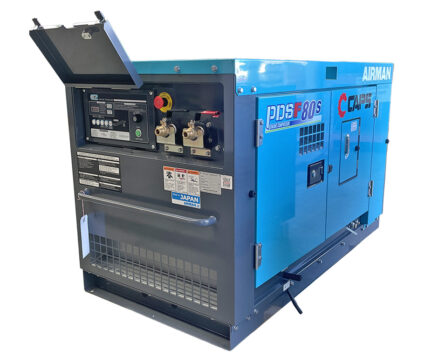 AIRMAN 80CFM 140PSI BOX-TYPE PORTABLE DIESEL COMPRESSOR PDSF80S-5C5