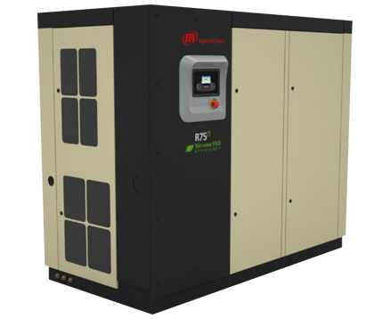 INGERSOLL RAND R SERIES 75KW VARIABLE SPEED ROTARY SCREW COMPRESSORS R75N